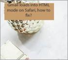 Gmail Loads Into HTML Mode on Safari, How to Fix?