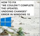 How to Fix "We couldn't complete the updates. Undoing changes" Error