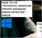 FIX: Potential Windows Update Database error detected