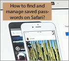 How to Find and Manage Saved Passwords on Safari?
