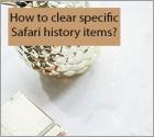 How to Clear Specific Safari History Items?