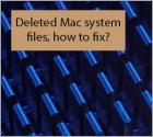 Deleted Mac System Files? Here's How to Fix!