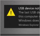 [FIX] The last USB device you connected to this computer malfunctioned