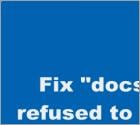 How to Fix "docs.google.com refused to connect" Error