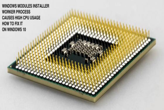 Fix Windows Modules Installer Worker High CPU/Disk Usage