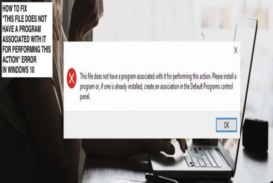 FIX: This file does not have a program associated with it for performing this action