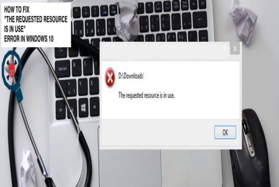 How to Fix "The requested resource is in use" Error?