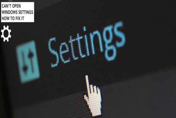 FIX: Windows 10 Settings Won't Open